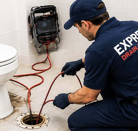 High-pressure drain jetting by Express Drain Cleaning licensed plumbers High-pressure drain jetting by Express Drain Cleaning licensed plumbers